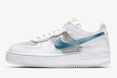 Nike Wmns Air Force 1 Shadow White/Glacier Ice/University Gold/Vast Grey DA4286-100 | Supreme Style and Superior Comfort