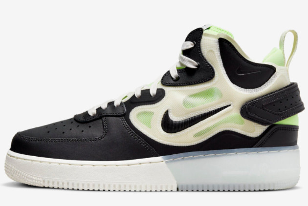 Nike Air Force 1 Mid React 'Black Neon' DQ1872-100 - Shop Now