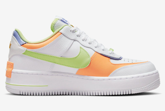 Nike Air Force 1 Shadow DX3718-100: Multi-Color Women's Sneaker