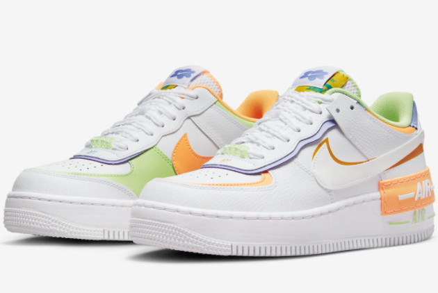 Nike Air Force 1 Shadow DX3718-100: Multi-Color Women's Sneaker