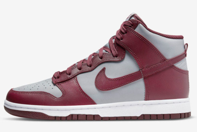 Nike Dunk High 'Dark Beetroot' Dark Beetroot/Wolf Grey DD1399-600 | Shop Now