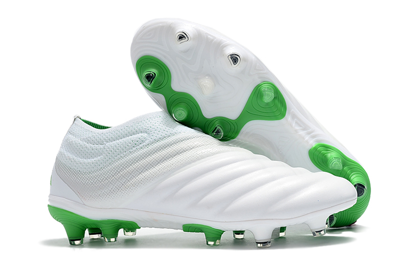 Adidas Copa 19.1 FG Soccer Cleat - White Solar Lime BB9186 | Enhanced Performance & Style
