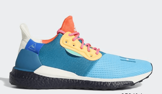 Adidas Pharrell Williams x Solar Hu 'Blue' FW9675 - Elevate your style with this iconic collaboration!
