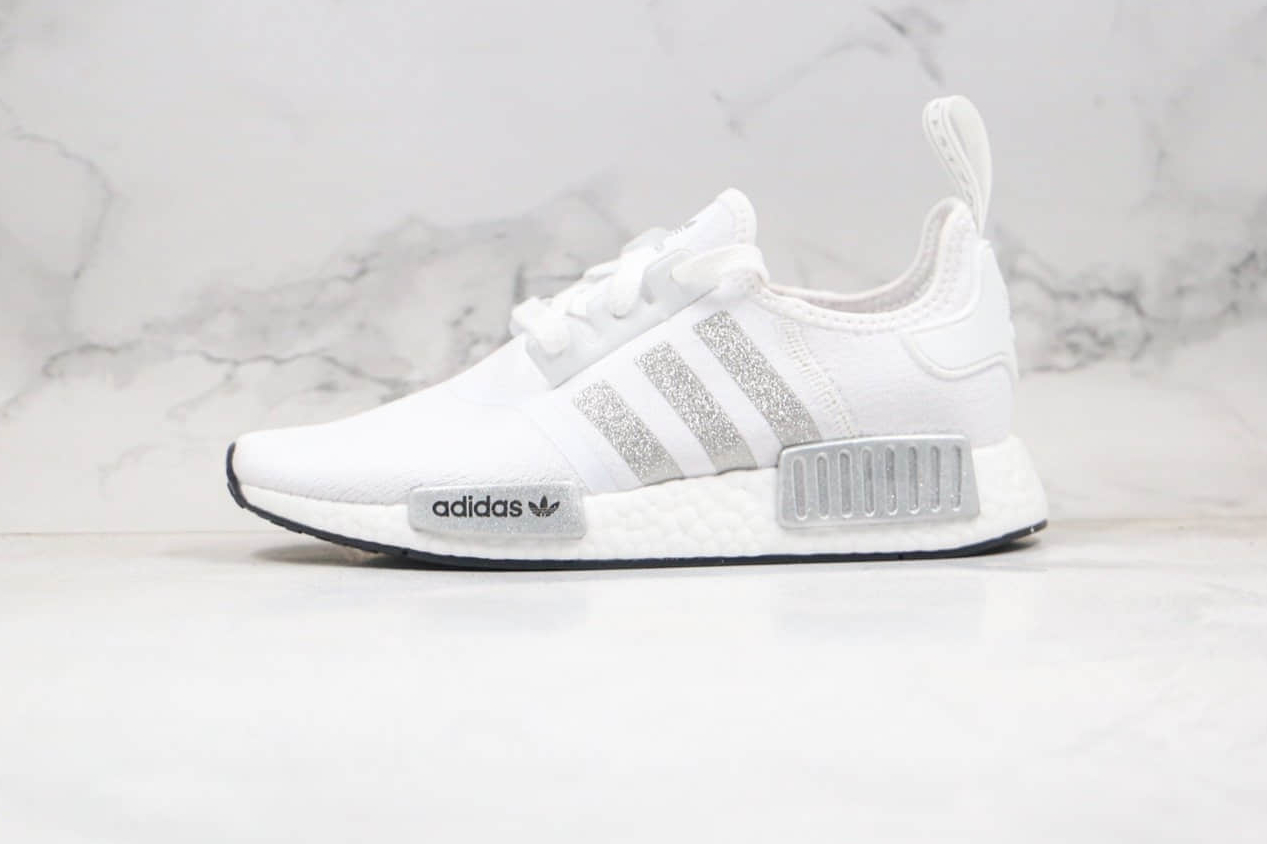 2020 Adidas NMD R1 PK White Silver Black FY9668 - Shop Now!