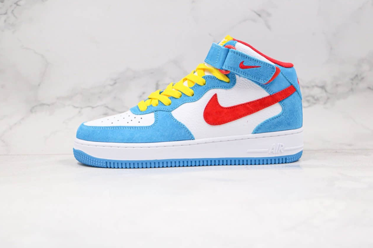 Doraemon x Nike Air Force 1 Low White Bright Red Blue DK1288-600 | Limited Edition Collaboration