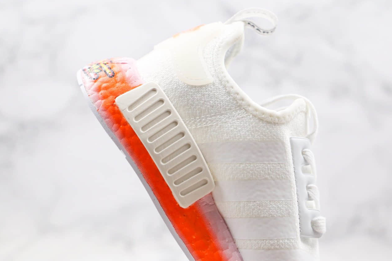 Adidas NMD_R1 'Graffiti - White Signal Coral' FV7852 - Stylish Sneakers for Men