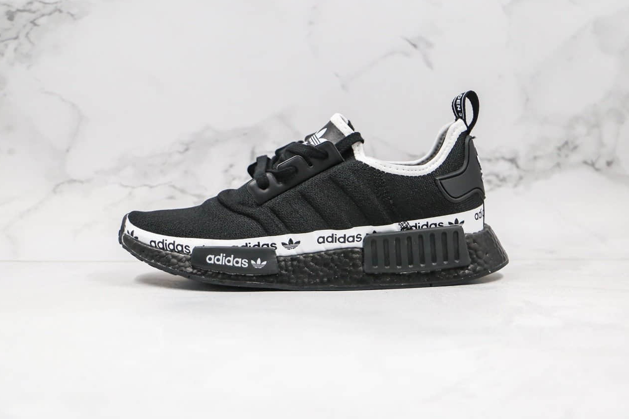 Adidas NMD_R1 'Black Tape Logo' FV7307 - Stylish and Versatile Footwear