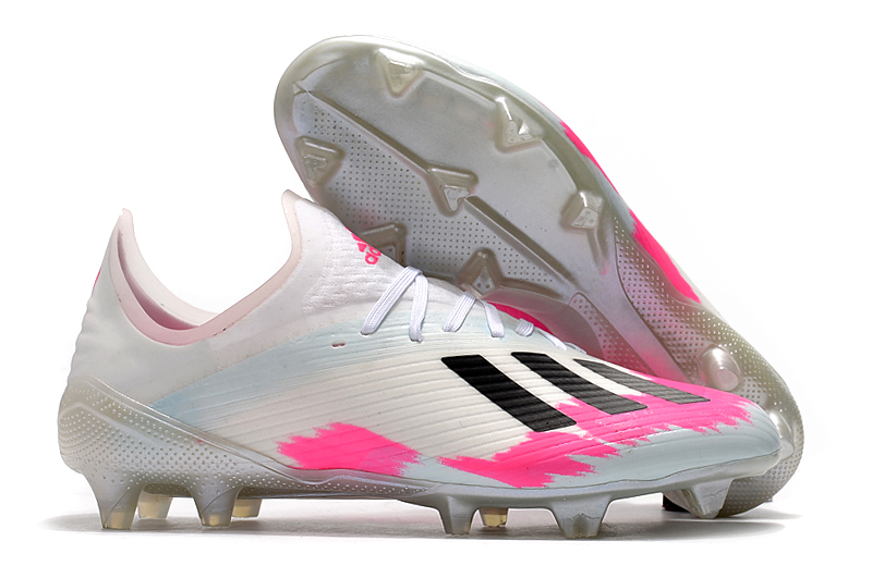Adidas X 19.1 FG White Pink - High Performance Football Boots