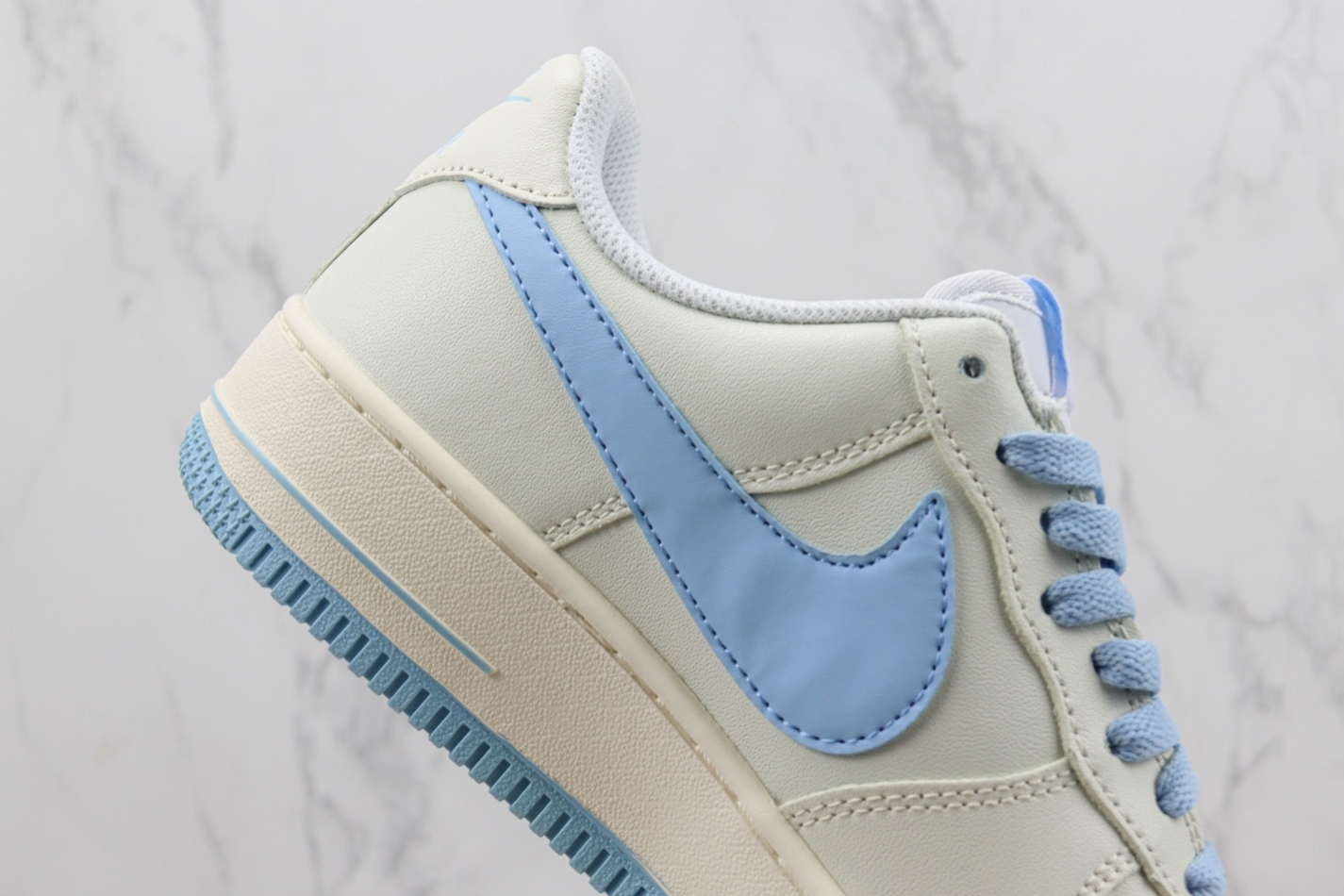 Nike Air Force 1 07 Low White Ice Blue Gold SP0758-031 - Stylish and Versatile Sneakers Nike Air Force 1 07 Low White Ice Blue Gold SP0758-031 - Stylish and Versatile Sneakers