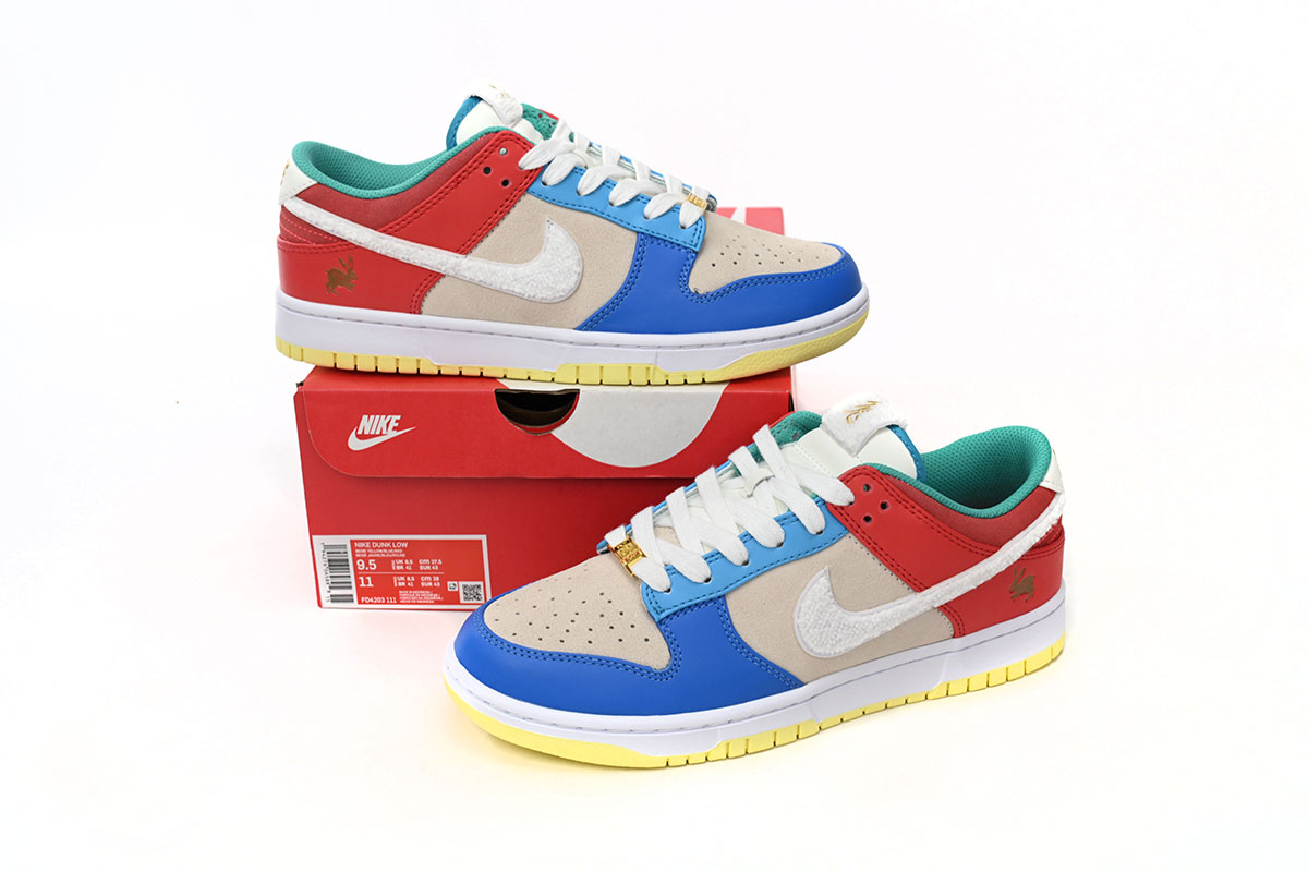 Nike Dunk Low 'Year Of The Rabbit' FD4203-111 - Multi-Color Edition