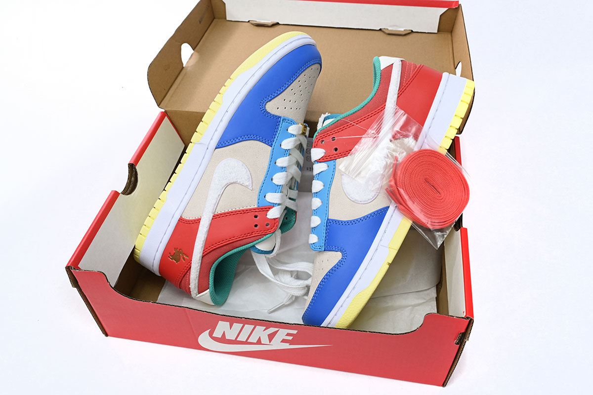 Nike Dunk Low 'Year Of The Rabbit' FD4203-111 - Multi-Color Edition