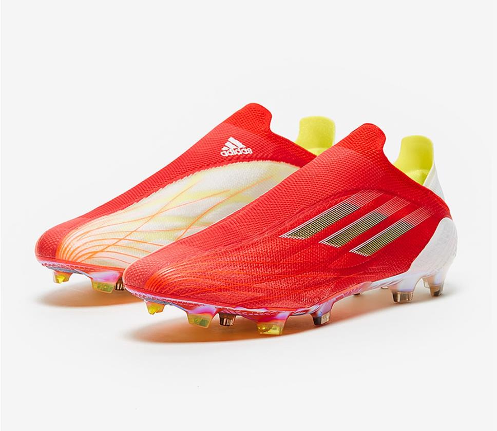 Adidas X Speedflow+ FG Soccer Cleats Solar Red FY3338