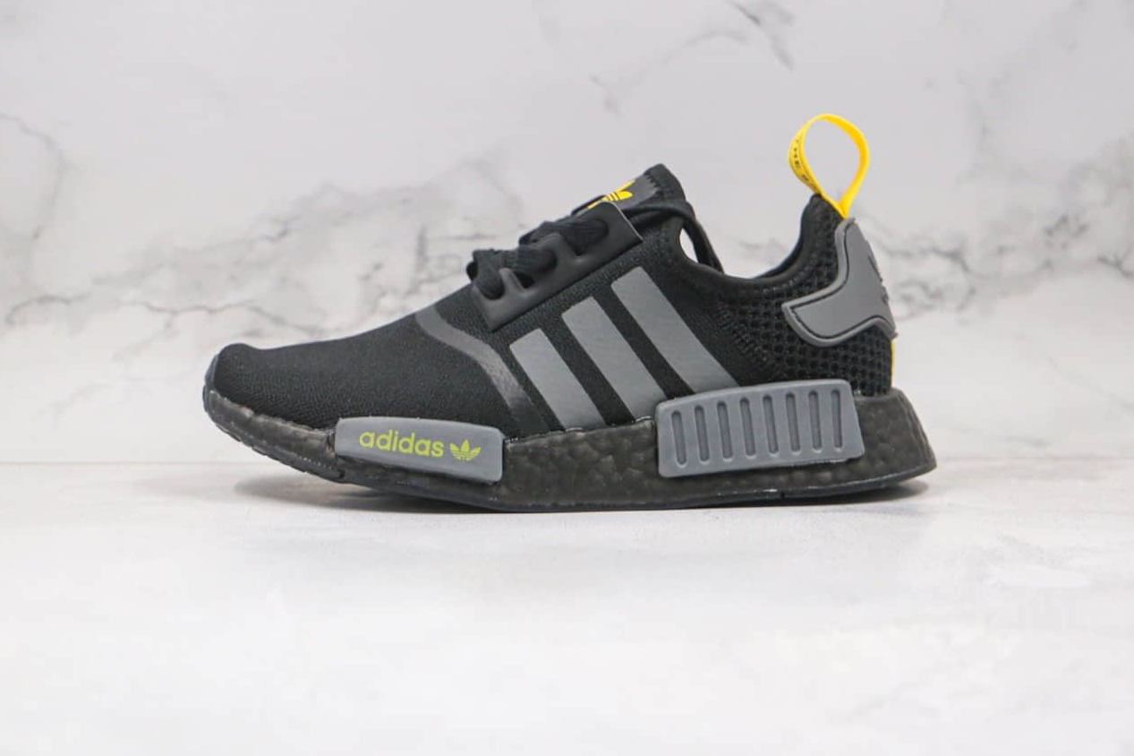 Adidas NMD R1 Black Yellow Tail B8303 - Sleek Design with Vibrant Accents