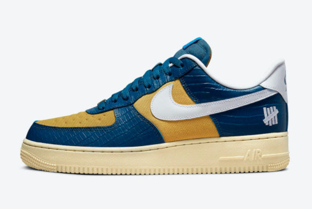 Undefeated x Nike Air Force 1 Low 'Dunk vs AF1' Blue Croc - Limited Edition!