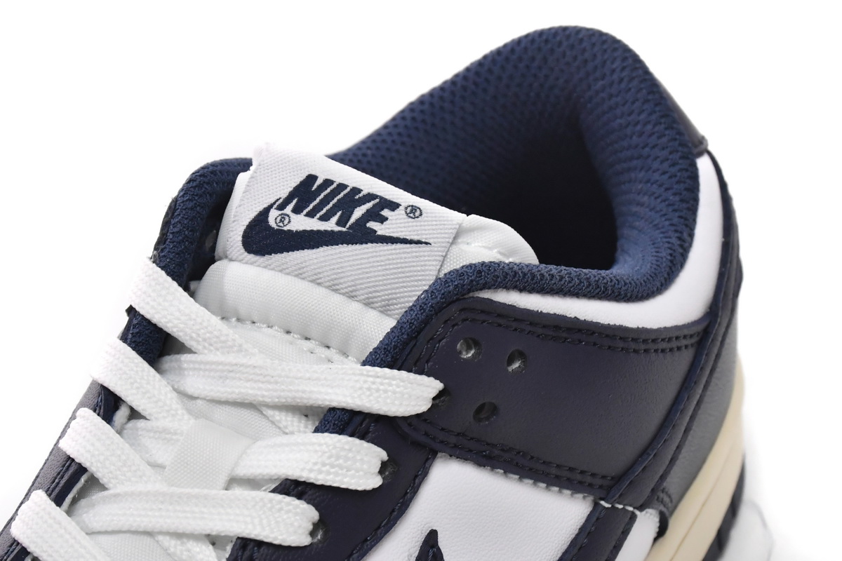 Nike Dunk Low 'Vintage Navy' DD1503-115 - Classic Retro Sneaker in Stylish Navy Blue | Limited Edition