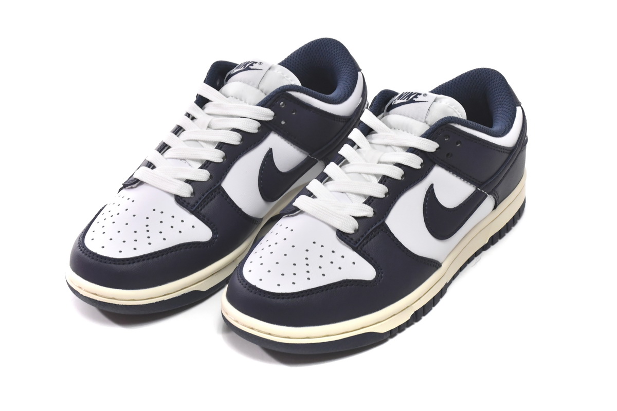 Nike Dunk Low 'Vintage Navy' DD1503-115 - Classic Retro Sneaker in Stylish Navy Blue | Limited Edition