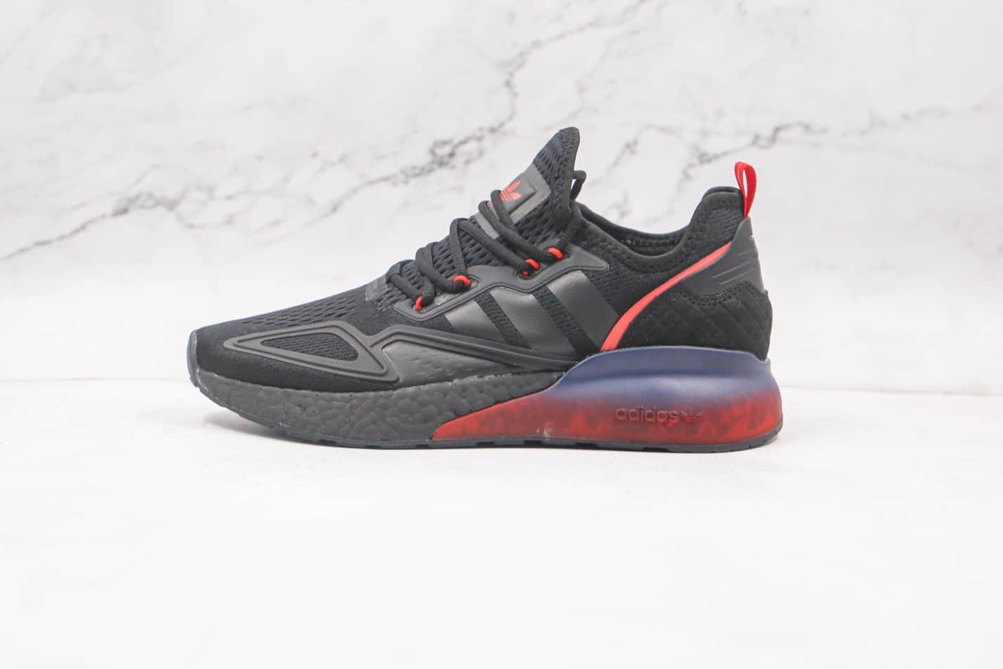 Adidas ZX 2K Boost 'Gradient Fade Sole - Core Black' FZ4641 | Shop Now!