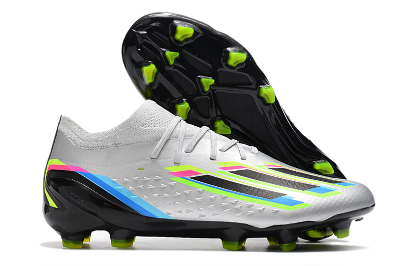 Adidas X Speedportal + “Beyond Fast” Cleats - Silver/Black/Yellow