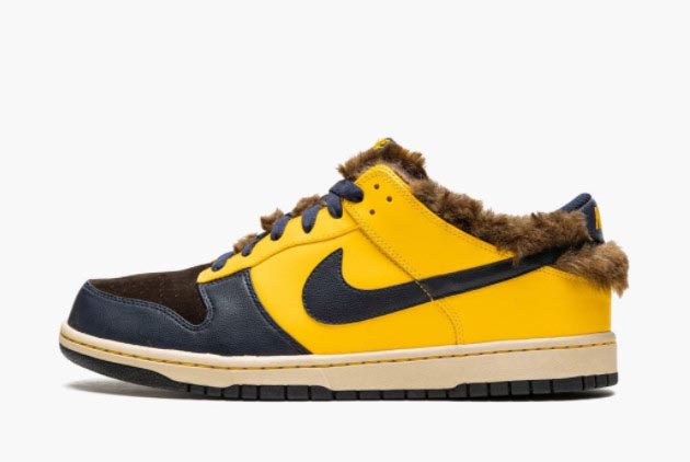 Nike Dunk Low Teen Wolf Varsity Maize Dark Obsidian Trails End Brown 325007-741 - Shop Now!
