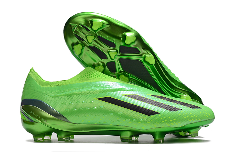 Adidas X Speedportal+ FG Firm Ground Soccer Cleat Green Core Black Solar Yellow