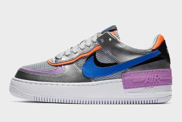 Nike Wmns Air Force 1 Shadow 'Metallic Silver' CW6030-001 - Stylish and Sleek Women's Sneakers