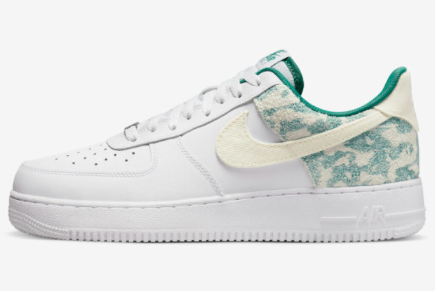 Nike Air Force 1 Low White Sail Green DX3365-100 - Stylish and Comfortable Footwear