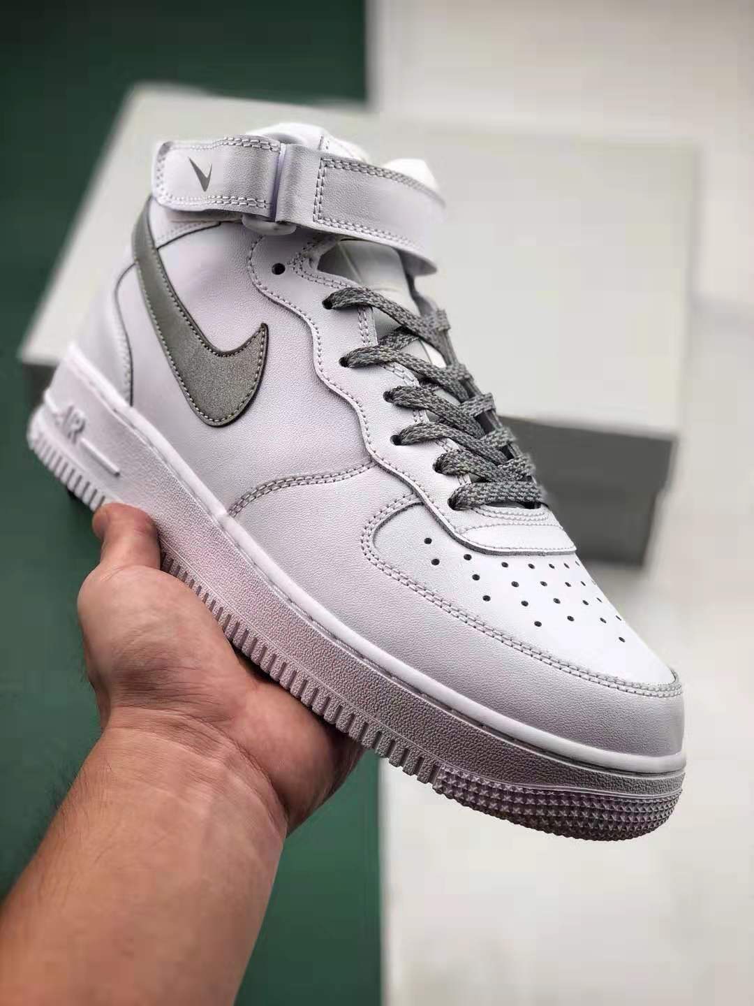Nike Air Force 1'07 Mid White Static - 366731-606 | Limited Stock!