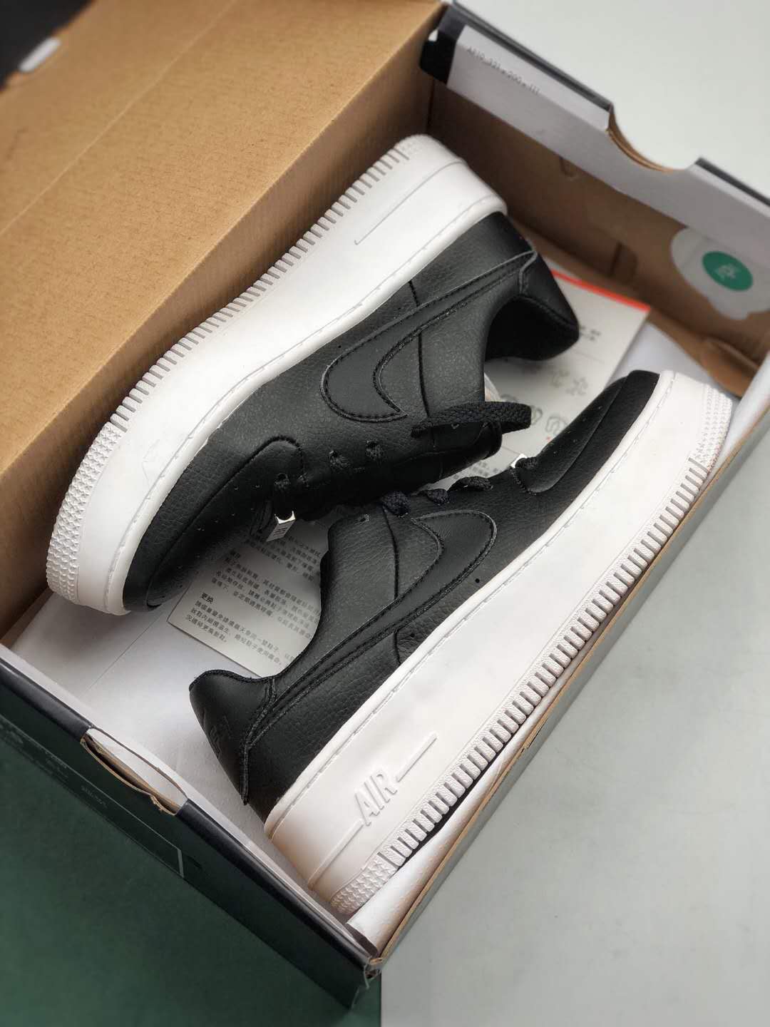 Nike Air Force 1 Sage Low 'Black' AR5339-002 - Stylish Black Sneakers for Women Nike Air Force 1 Sage Low 'Black' AR5339-002 - Stylish Black Sneakers for Women