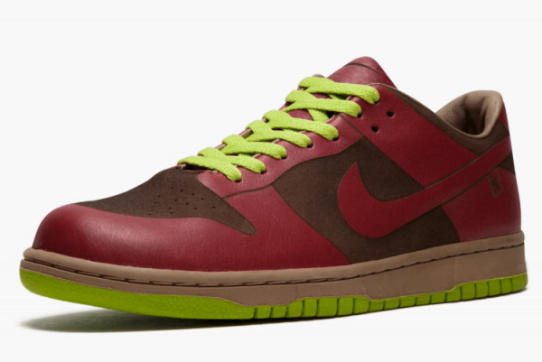 Nike Dunk Low 1 Piece Laser Varsity Red Chartreuse 311611-661 – Authentic 2005 Sneakers