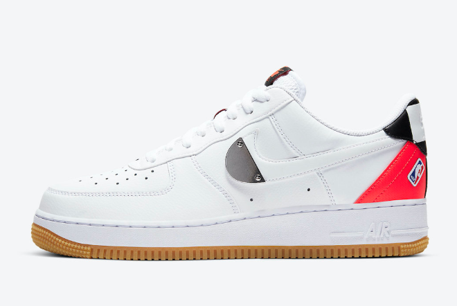 Nike Air Force 1 Low NBA Pack White/Bright Crimson-Black CT2298-101 - Shop Now!