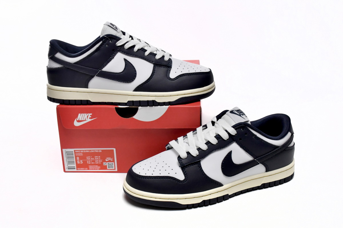 Nike Dunk Low 'Vintage Navy' DD1503-115 - Shop the Classic Retro Sneaker Now