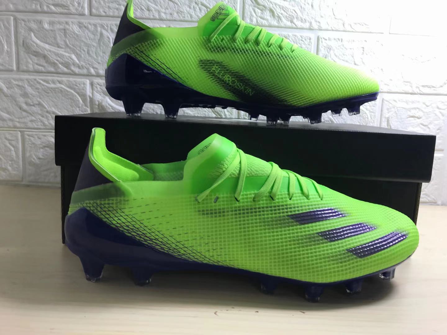 Adidas X Ghosted .1 FG Soccer Cleats - Solar Green Purple | Free Shipping Adidas X Ghosted .1 FG Soccer Cleats - Solar Green Purple | Free Shipping