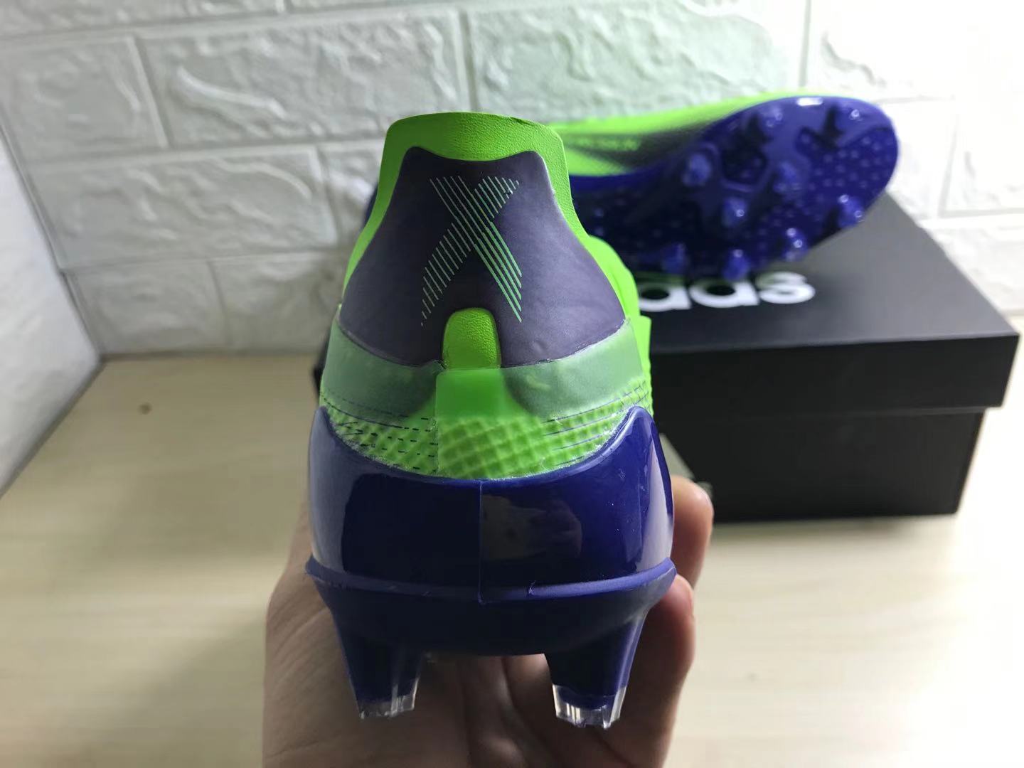 Adidas X Ghosted .1 FG Soccer Cleats - Solar Green Purple | Free Shipping Adidas X Ghosted .1 FG Soccer Cleats - Solar Green Purple | Free Shipping