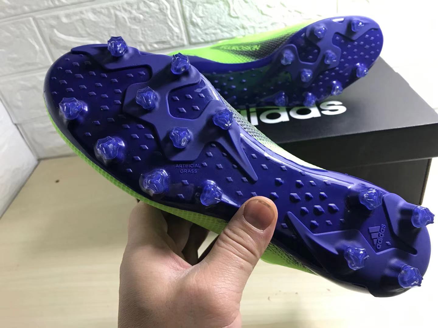 Adidas X Ghosted .1 FG Soccer Cleats - Solar Green Purple | Free Shipping Adidas X Ghosted .1 FG Soccer Cleats - Solar Green Purple | Free Shipping