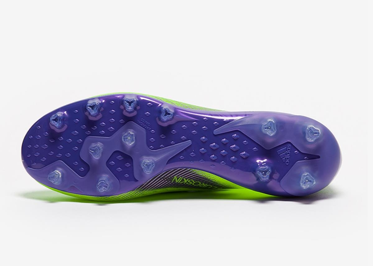 Adidas X Ghosted .1 FG Soccer Cleats - Solar Green Purple | Free Shipping Adidas X Ghosted .1 FG Soccer Cleats - Solar Green Purple | Free Shipping
