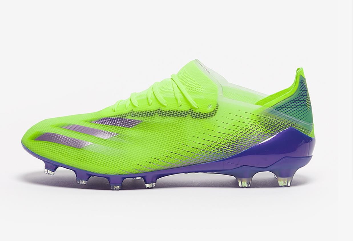 Adidas X Ghosted .1 FG Soccer Cleats - Solar Green Purple | Free Shipping Adidas X Ghosted .1 FG Soccer Cleats - Solar Green Purple | Free Shipping