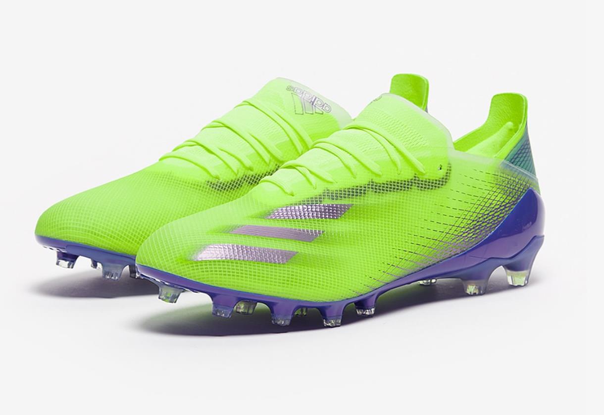 Adidas X Ghosted .1 FG Soccer Cleats - Solar Green Purple | Free Shipping Adidas X Ghosted .1 FG Soccer Cleats - Solar Green Purple | Free Shipping