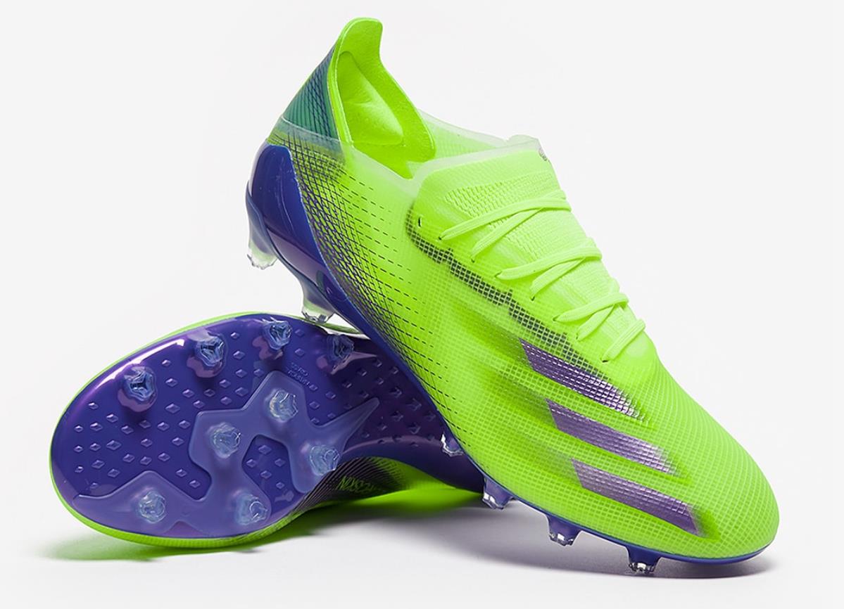 Adidas X Ghosted .1 FG Soccer Cleats - Solar Green Purple | Free Shipping Adidas X Ghosted .1 FG Soccer Cleats - Solar Green Purple | Free Shipping