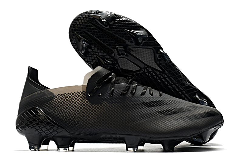 Adidas X Ghosted.1 FG Black Metallic Gold Melange - High-Performance Football Boots