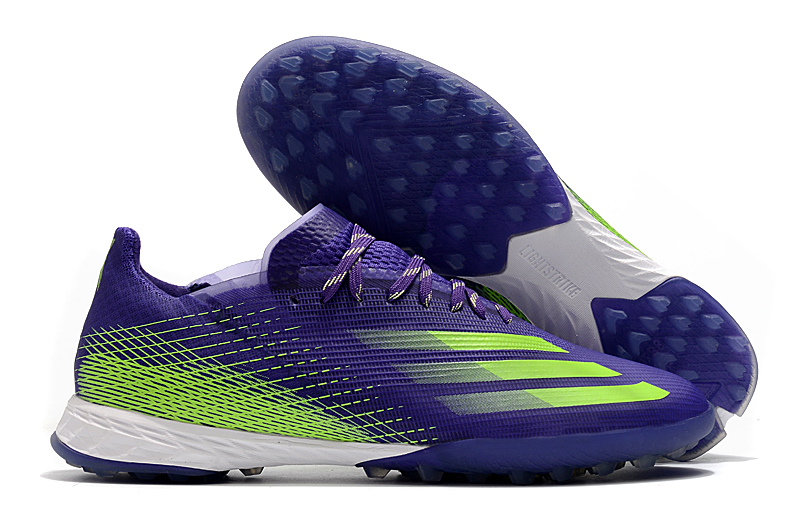 Adidas X Ghosted.1 TF Purple Green - Lightweight & Responsive | Limited Edition