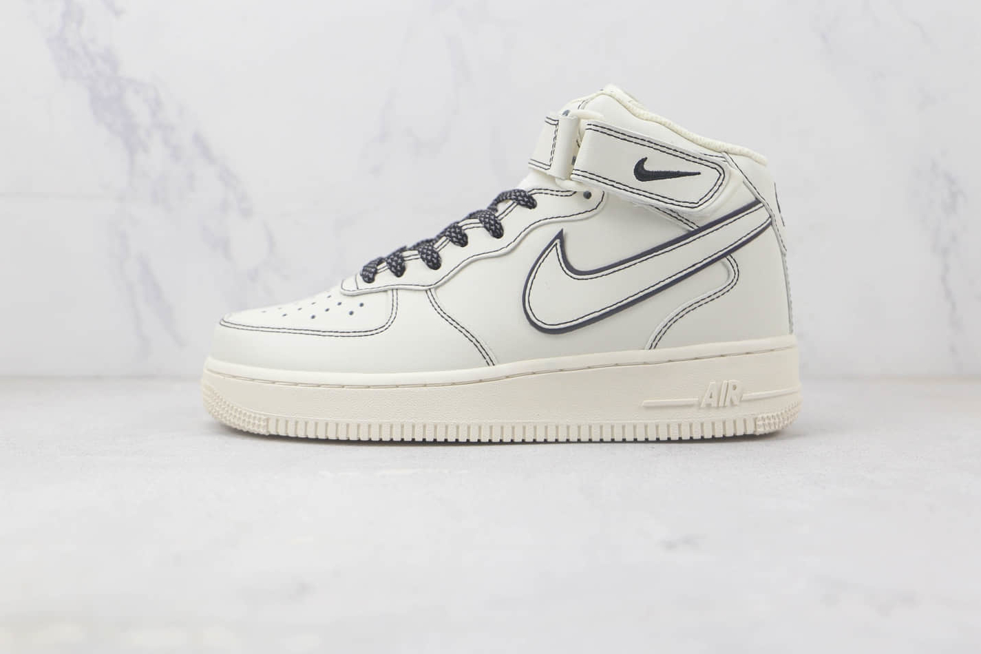 Nike Air Force 1 07 Mid White Black BY6899-693 - Authentic Sneakers and Accessories