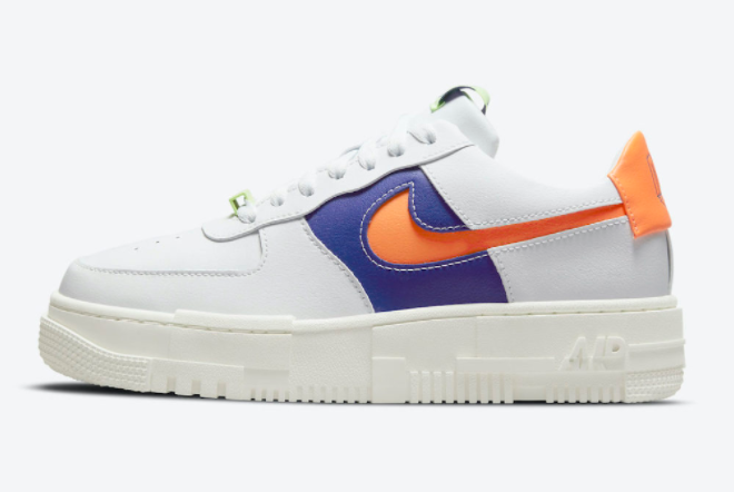 Nike Air Force 1 Pixel White/Laser Orange-Barely Volt - DM8340-100 - Latest Release