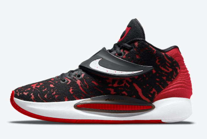 Nike KD 14 'Bred' Black/Red-White CW3935-006 | Premium Basketball Sneakers