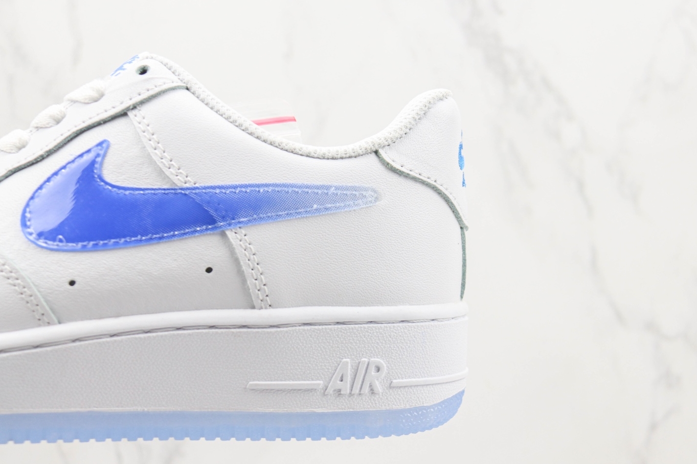 Nike Air Force 1 07 Low White Blue Metallic Gold CO3363-361 - Premium Sneakers with Sleek Design Nike Air Force 1 07 Low White Blue Metallic Gold CO3363-361 - Premium Sneakers with Sleek Design