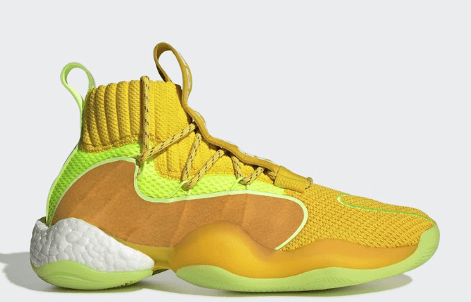 Adidas Pharrell x Crazy BYW X 'Bright Yellow' EG7724 - Stylish and Vibrant Sneakers