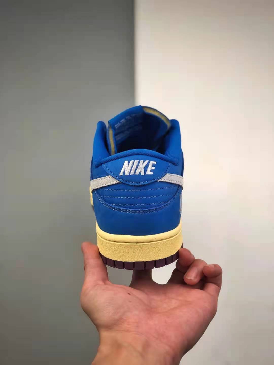 Undefeated x Nike SB Dunk Low SP 5 On It Dunk vs AF1 Signal Blue Night Purple DH6508-400 - Limited Edition Collab!