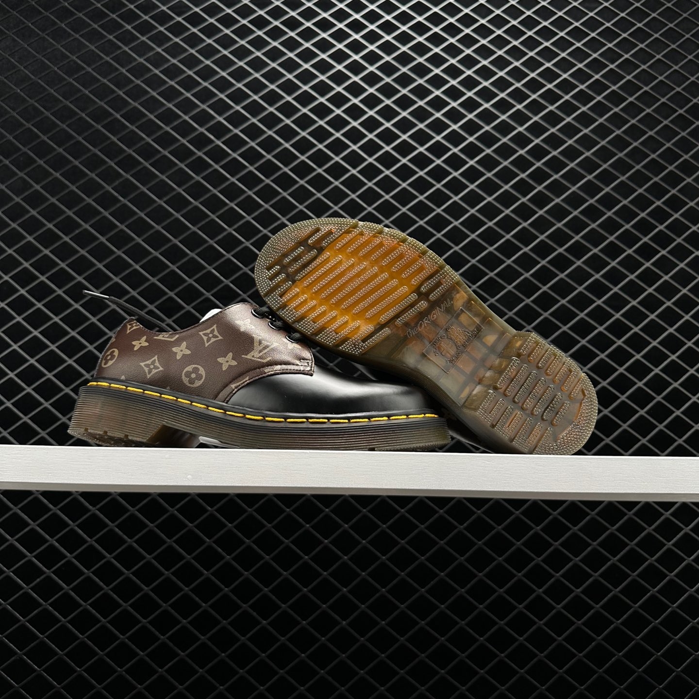 Louis Vuitton Dr. Martens 1461 Low Top Martin Boots Black Brown - Premium Footwear at Its Finest Louis Vuitton Dr. Martens 1461 Low Top Martin Boots Black Brown - Premium Footwear at Its Finest