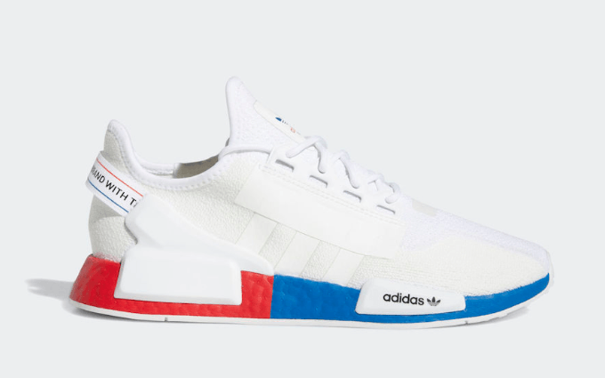 Adidas NMD_R1 V2 White Lush Red Shoes | FX4148 | Shop Now!