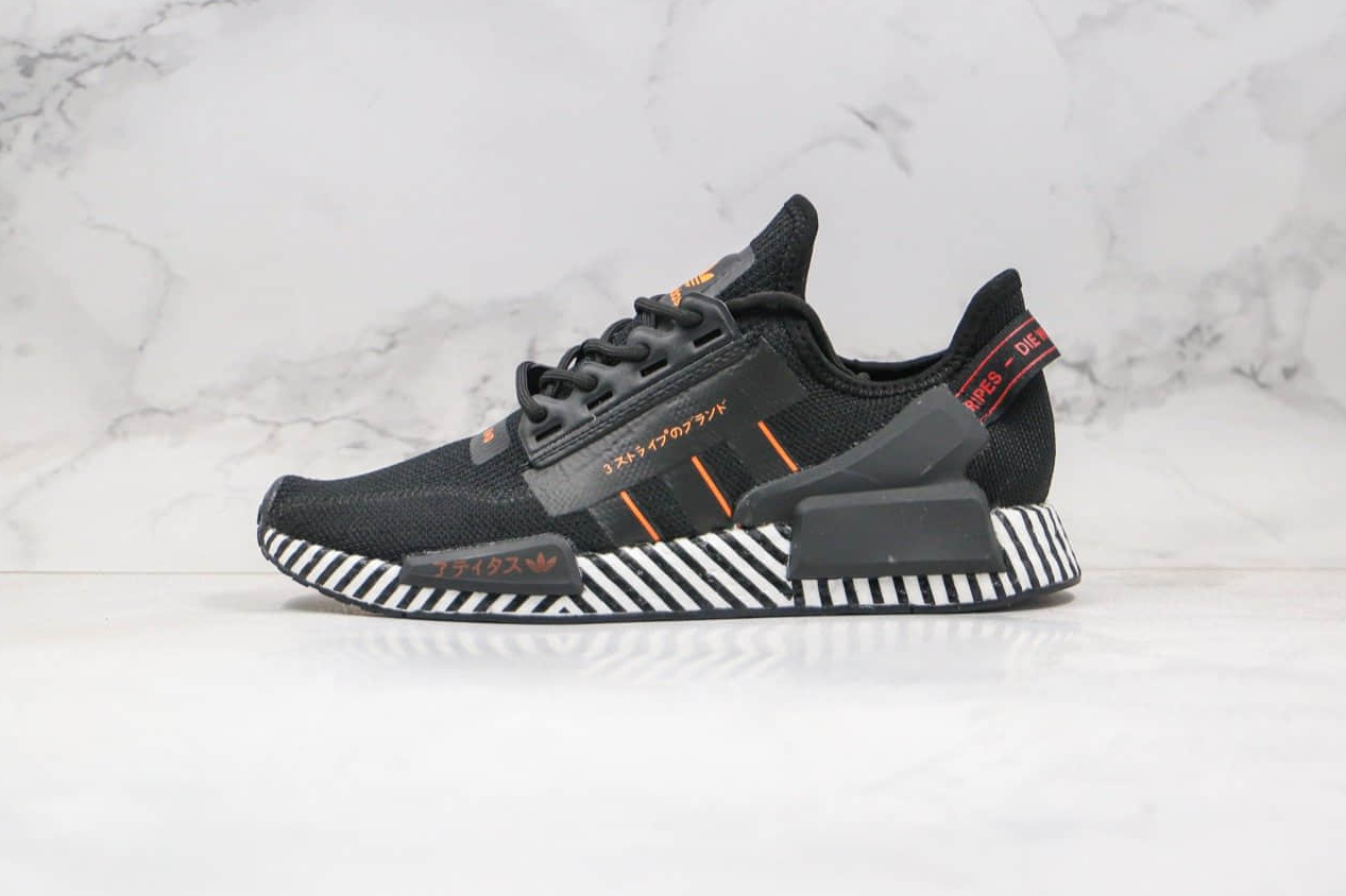 Adidas NMD R1 V2 Black Orange White FW6411 - Stylish and Versatile Urban Sneakers