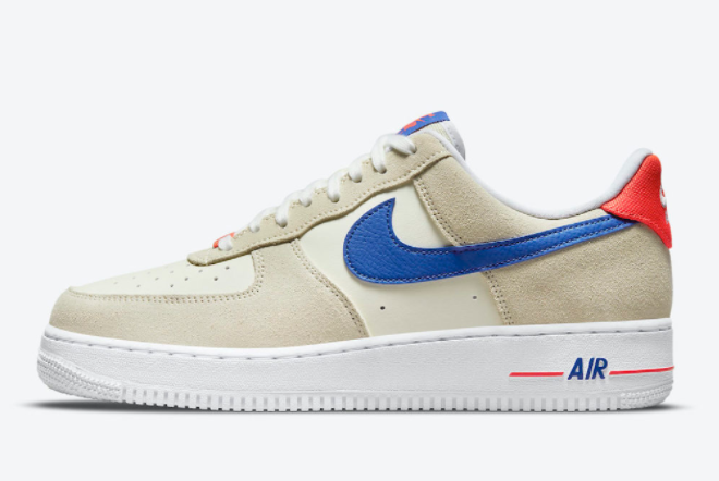 Nike Air Force 1 Low USA Sail/Blue-Red DM8314-100 - Premium Style & Supreme Comfort | Shop Now!